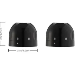 Flasklock - Preventor - 2 delar - ABS Silikon - Svart - Lufttät