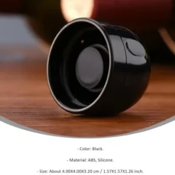 Flasklock - Preventor - 2 delar - ABS Silikon - Svart - Lufttät