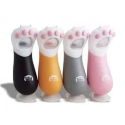 Drinkshakers & Drinkverktyg-Flasköppnare - Hemdekor - Kattfot - Grå - PVC och Metall - Modern Design