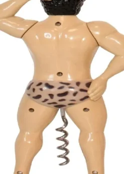 flasköppnare muskulös man mustasch