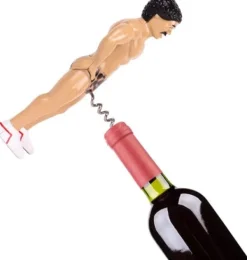 flasköppnare muskulös man mustasch