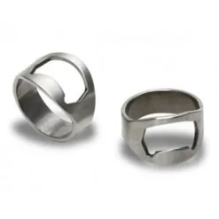 Flasköppnare ring - Metall - Grön - Diameter 22 mm