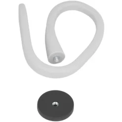 Flexibel bricka Dörrstöd Magnetisk Tvättmaskin Dörrhållare Universal för frontmatning WasherGrey