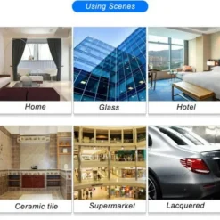 Rengöringsutrustning-Fönsterskrapa Skrapa Badrum Spegel Glasdörr Vattentorkare Dusch Extra Bred 45cm