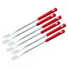 Fondueset-Fondue gafflar - Kuhn Rikon - 32206 - 6 st - Plast - Röd