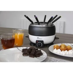 Fondue LITEN BALANS - Lycklig Fondue - Kapacitet 2L - Upp till 8 personer - Justerbar termostat - 800 W