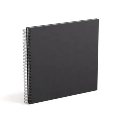 Förvaring Av Fotografier-Fotoalbum Black med vita blad 35x31,5cm Bigso Box of Sweden