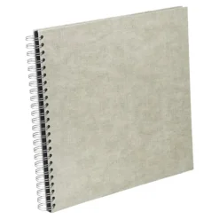 Förvaring Av Fotografier-Fotoalbum Linen med vita blad 35x31,5cm Bigso Box of Sweden