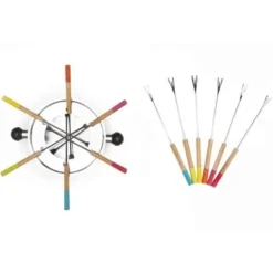 Fourchette PEBBLY NBA039 - Set med 6 gafflar