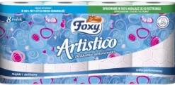 Foxy Artistico toalettpapper 8 rullar rosa