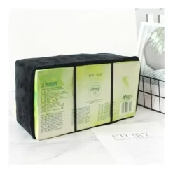 Pappersnäsdukar-Fördelarlåda med näsdukar skinkor i luften med Leopard trosor