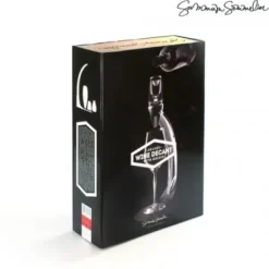 Fristående vinluftare * Mått: 16,5 x 40 x 18,5 * Material: glas, plast Funktioner: vinluftare Innehåll: 1 luftare...