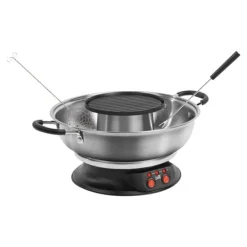 FRITEL FG 2970 - fondue pot / grill - rostfritt stål svart
