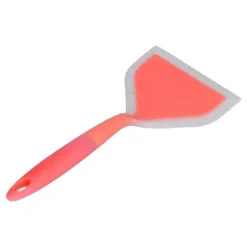 Stekspadar-Friteringsspatel med bred mun i silikon för hemmakök (orange)