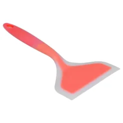 Stekspadar-Friteringsspatel med bred mun i silikon för hemmakök (orange)