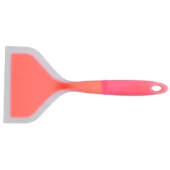 Stekspadar-Friteringsspatel med bred mun i silikon för hemmakök (orange)