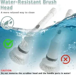 Rengöringsutrustning-Förlängningsbar Elektrisk Rengöringsborste 6-i-1