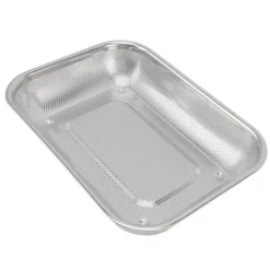 Durkslag & Silar-Frukt Grönsak Rektangulär Silkorg Rostfritt stål Durkslagssil Rektangelnät Oljekorg Liten storlek