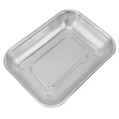 Durkslag & Silar-Frukt Grönsak Rektangulär Silkorg Rostfritt stål Durkslagssil Rektangelnät Oljekorg Liten storlek