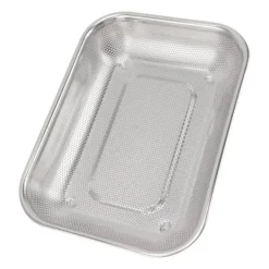 Durkslag & Silar-Frukt Grönsak Rektangulär Silkorg Rostfritt stål Durkslagssil Rektangelnät Oljekorg Liten storlek