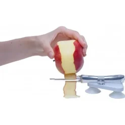 Matskalare & Urkärningsverktyg-Frukt- och grönsaksskalare monterad på en sugkopp