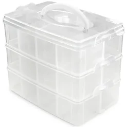 Förvaringsbox - Stapelbar Låda - Höjd: 18,5 cm