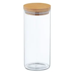 Förvaringsburkar Set, 22x10 cm, Transparent