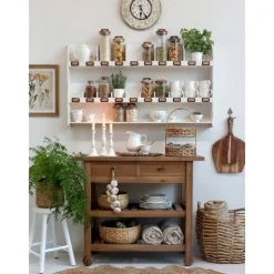 Chic Antique Förvaringsburkar-Förvaringsglas m. lock - H. 24 cm