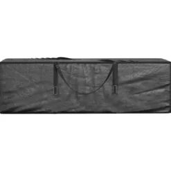 vidaXL Förvaringspåsar För Hemmet-Förvaringsväska för julgran 2 st svart polyeten