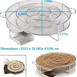 Matrökare-Fumoir - ZGEER - BBQ Kök - Rostfritt stål - Multifunktionell - Kallrökning
