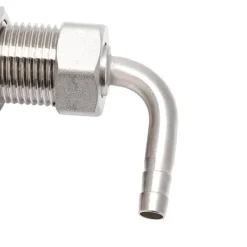 Ölkranar-G5/8 Kromplätering Rostfritt Stål Justerbar Öltappkran för Hembar (Guld)