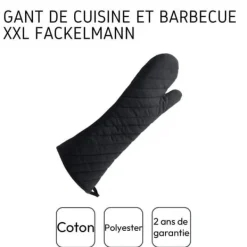 Grytlappar & Grillvantar-Gant för kök och grill XXL 48 cm Fackelmann BBQ Edition