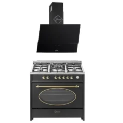 Spisar-Gaskök - GURARI - GCH E 914 BL - 90 cm - 121L - 90 cm köksfläkt