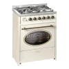 Gasspis retro gas el 60 cm naturgas Fl.Gas 4 Kw WOK, 8 funktioner E 614 Cr r