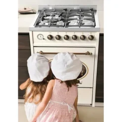 Gasspis retro gas el 60 cm naturgas Fl.Gas 4 Kw WOK, 8 funktioner E 614 Cr r