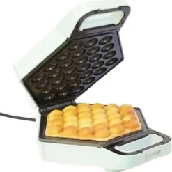 Våffeljärn-Gaufrier - SCRAPCOOKING - Bubbel - Vaffelfabrik - 700W - Ljusgrön