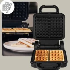 Våffeljärn-Gaufrier - ZEEGMA - Gofree Chef Pro - 1200 W - Rotativ 180° - Non-stick beläggning