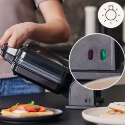 Våffeljärn-Gaufrier - ZEEGMA - Gofree Chef Pro - 1200 W - Rotativ 180° - Non-stick beläggning