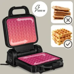 Våffeljärn-Gaufrier - ZEEGMA - Gofree Chef Pro - 1200 W - Rotativ 180° - Non-stick beläggning