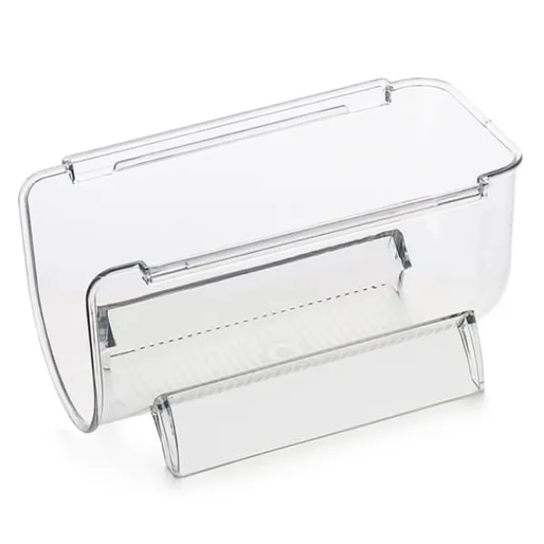 Genomskinliga Vinflaskhållare Stapelbara Plast Vinställ Hållare För Köksbänkskivor Skafferi Kylskåp