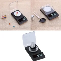100g/0.001g Liten Smyckesvåg USB Bärbar Högprecisions Elektronisk Våg för Heminredning