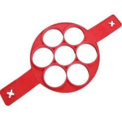 Äggform - Flippin Fantastic - Silikon - Röd - Non-stick - 130 g