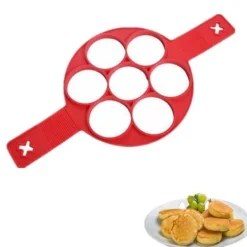 Äggform - Flippin Fantastic - Silikon - Röd - Non-stick - 130 g