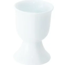 Serveringsfat & Skålar-Ägghållare i vitt porslin