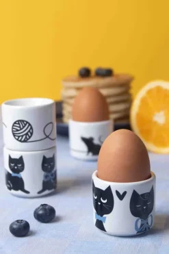 Äggkoppar Katt familj 4 st