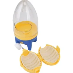 Vispar & Shakers För Salladsdressing-Ägguleblandare Manuell lätt bärbar handdragrep Golden Egg Maker Easy Egg Scrambler Shaker för matlagning