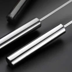 Vispar-Äggvisp i rostfritt stål Halvautomatisk äggvisp Handskjut roterande vispmixer för blandning av mjölkskummare gräddtillverkning