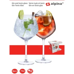 Glas-Gin&Tonic-glas 4-pack - 73cl