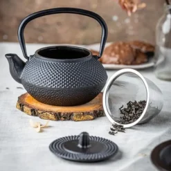 Kaffe- & Tekannor-Gjutjärn tekanna infuser 0,3L KINGHOFF KH-1817