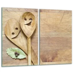 Skärbrädor-GLAS SKÄRBRÄDA 2x 30x52 KÖK